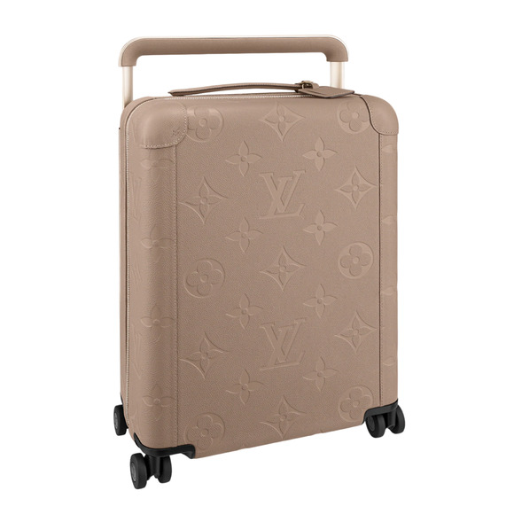 Louis Vuitton Horizon 55 Beige Empreinte Trolly Cabin Rolling Luggage Travel Bag - Picture 1 of 10